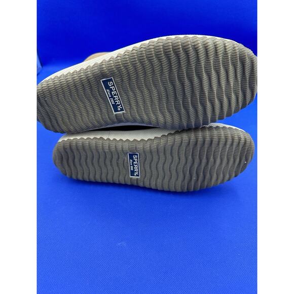 Sperry Breakwater Duck Boots Tan Brown Size 7.5 M Waterproof Memory Foam Comfort - Picture 7 of 14